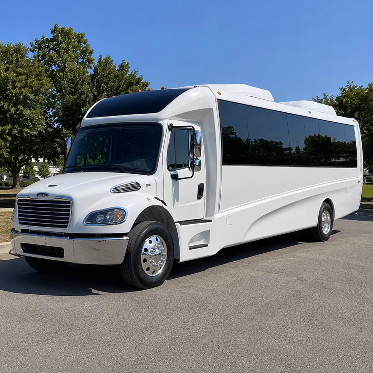 Syracuse Airport Shuttle & Transportation party bus exterior