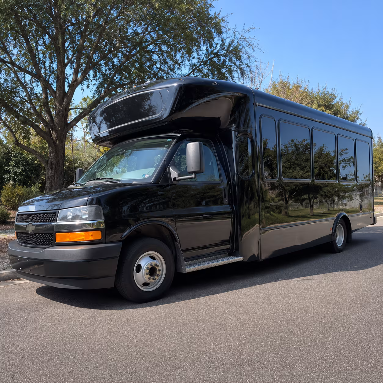 Syracuse Birthday, Sweet 16, & Quinceañera Transportation party bus exterior
