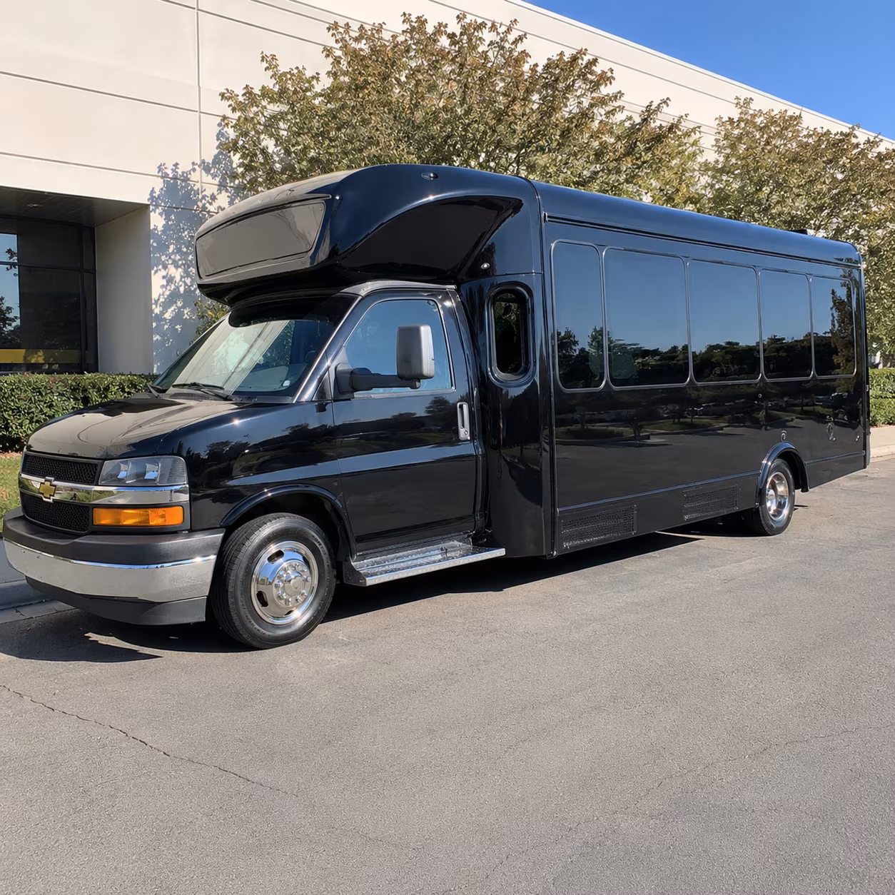Syracuse Private Event Transportation party bus exterior