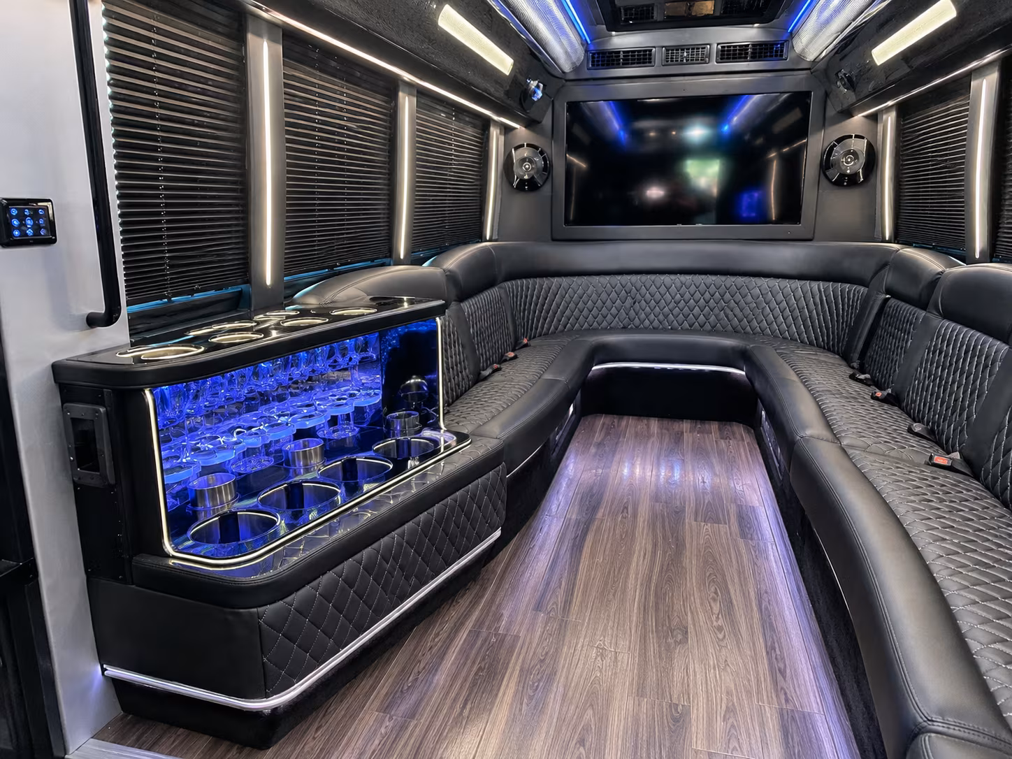 Syracuse Private Event Transportation onboard seating