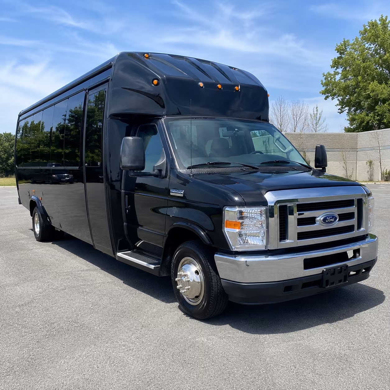 Syracuse Prom & Homecoming Transportation party bus exterior