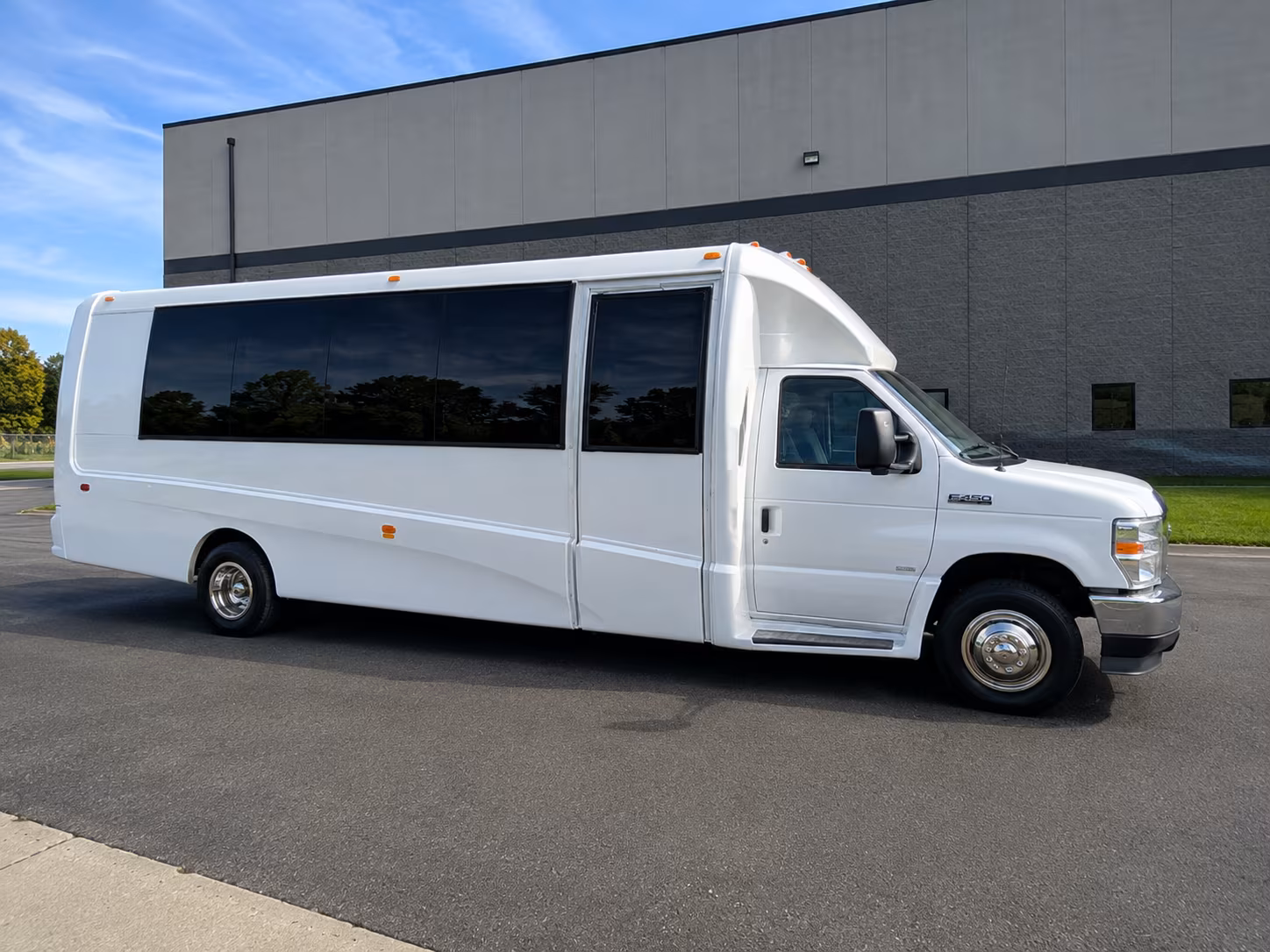 Syracuse School Event Transportation party bus exterior