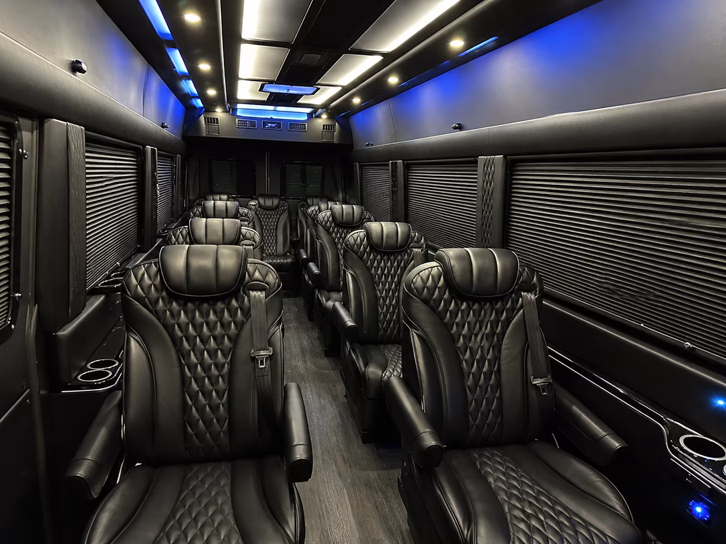Syracuse School Event Transportation party bus exterior