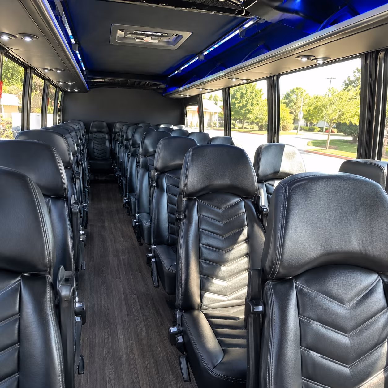 Syracuse School Event Transportation onboard seating