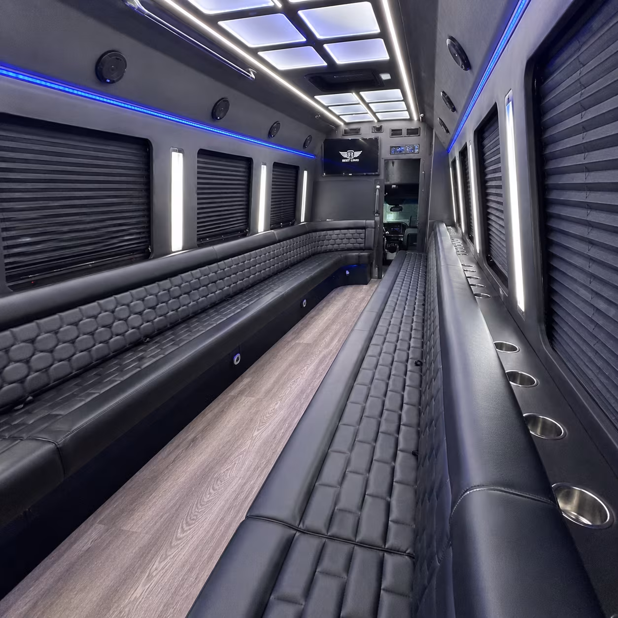Syracuse Sporting Event Transportation party bus exterior