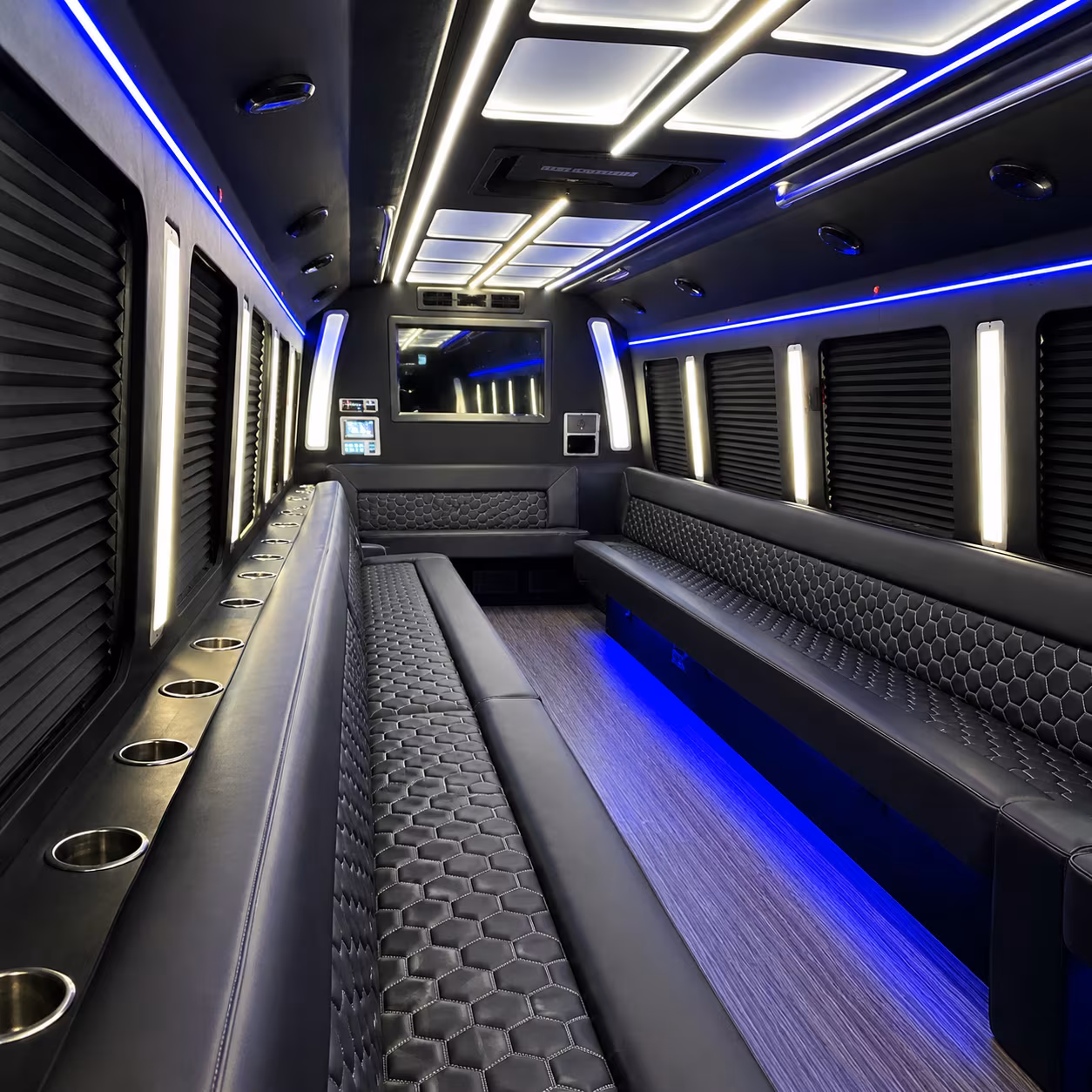 Syracuse Wedding Transportation onboard seating