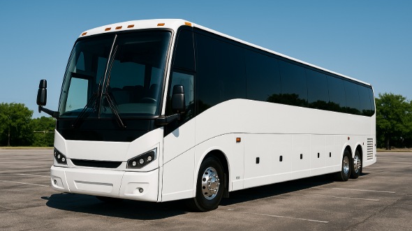 Exterior of Charter Bus Company Yonkers's 40 Passenger Party Bus in Yonkers