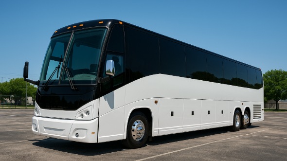 Exterior of Syracuse Party Bus Company's 50 Passenger Party Bus in Syracuse