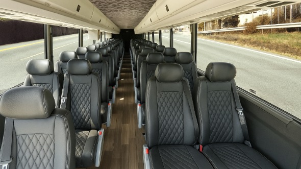 25 passenger minibus interior